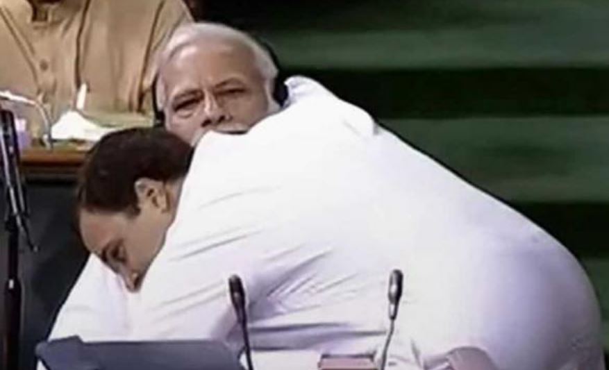 संसद झप्पी कांड पर राहुल गाँधी : पीएम मोदी से मेरी कोई दुश्मनी नहीं इसलिए तो गले लगाया 