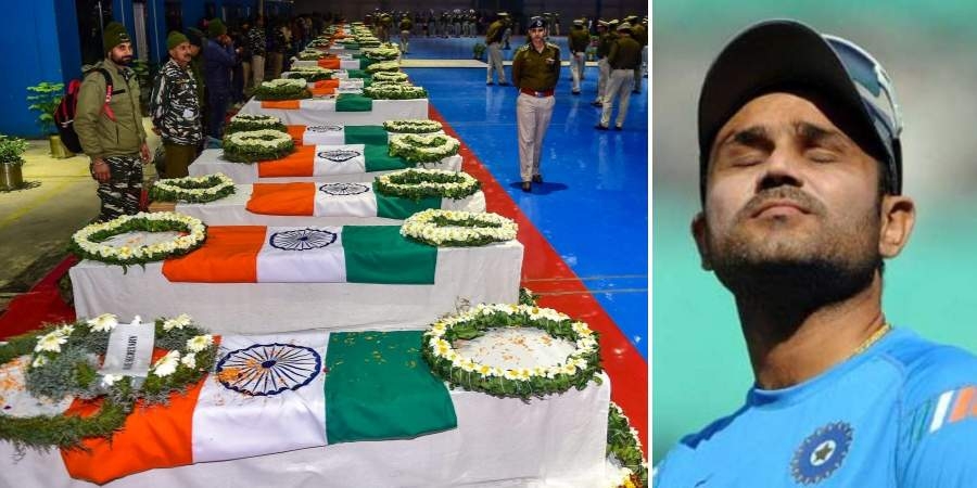 पुलवामा अटैक के शहीदो के लिए ये काम कर के, सहवाग ने पेश की मिसाल 
