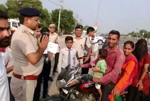 ट्रैफिक नियमों का उल्लंघन करने पर चालान नहीं कटेगी हैदराबाद के पुलिस
