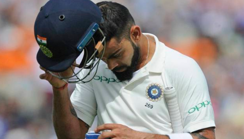 England won the test, but Virat won the hearts