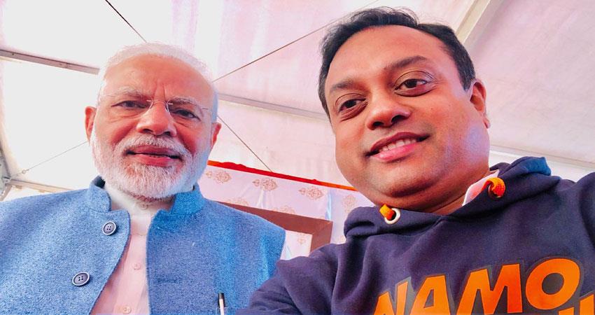 संबित पात्रा की ख़ुशी