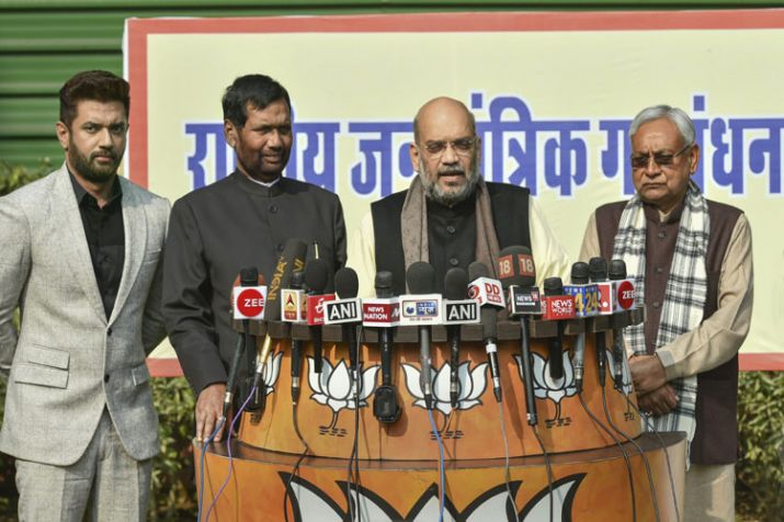 बिहार में सीटो का बटवारा