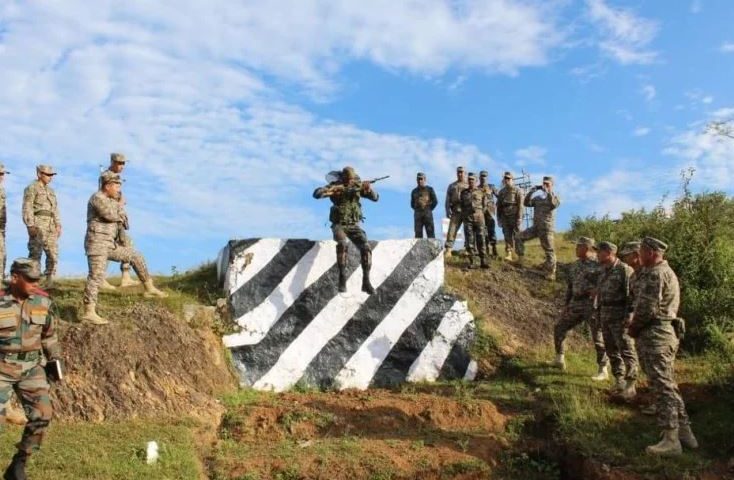 भारत कजाकिस्तान सैन्य अभ्यास