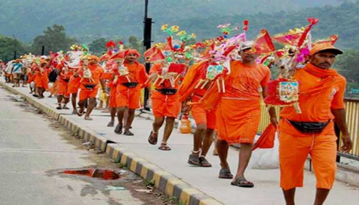 शिव जलाभिषेक को प्रयागराज से निकला पहला जत्था, कावड़ का क्रम हुआ शुरू